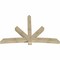 Ekena Millwork Alberta Rough Sawn Timber Gable Bracket, Douglas Fir, 96"W x 64"H x 6"D x 6"F, 16/12 Pitch GBW096X64X0606ALB00RDF - alternate 5